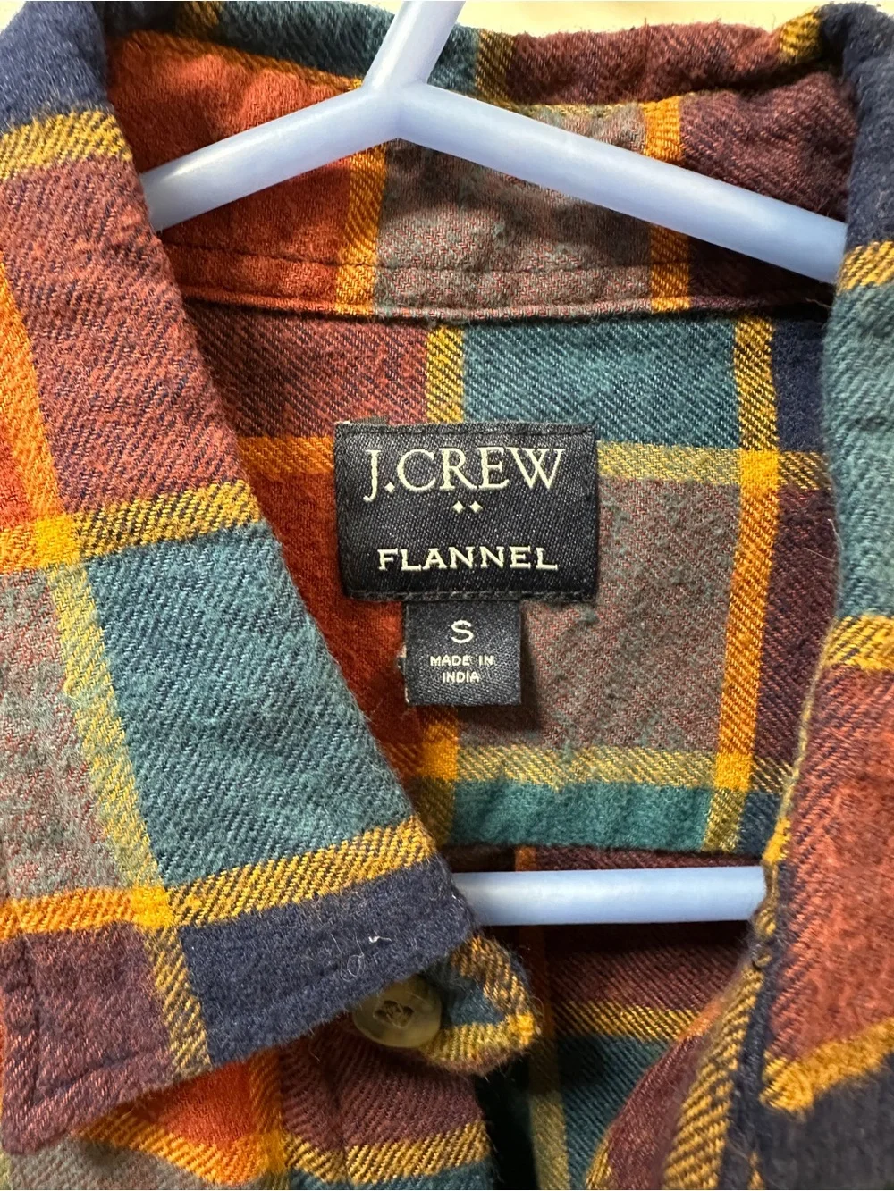 J. Crew Plaid Flannel Button-Down Shirt